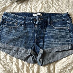 Abercrombie & Fitch Blue Denim Shorts